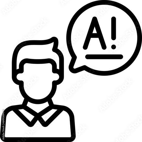 Man Giving Answer Icon