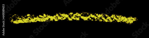 Kreidestreifen gelb auf schwarz