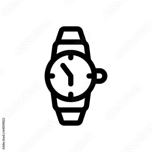 wristwatch line icon