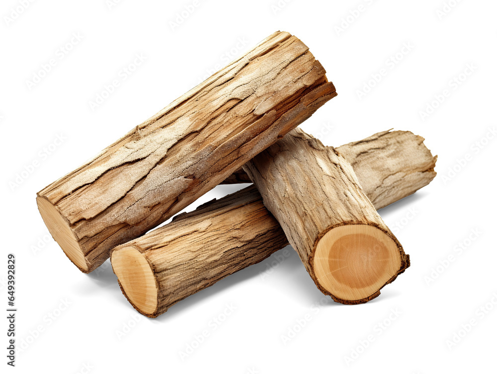 Fire logs isolated on transparent or white background, png Fire logs isolated on transparent or white background, png