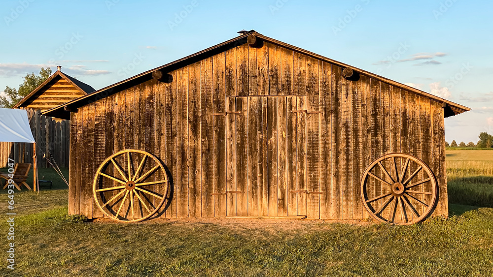 Obraz premium Fort Belmont Historic site in Jackson Minnesota