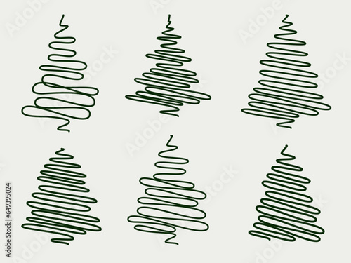 pine tree stipe zigzag design.