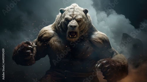 Fictional bear fighter