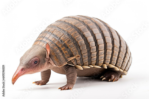 Armadillo isolated on a white backgroubnd