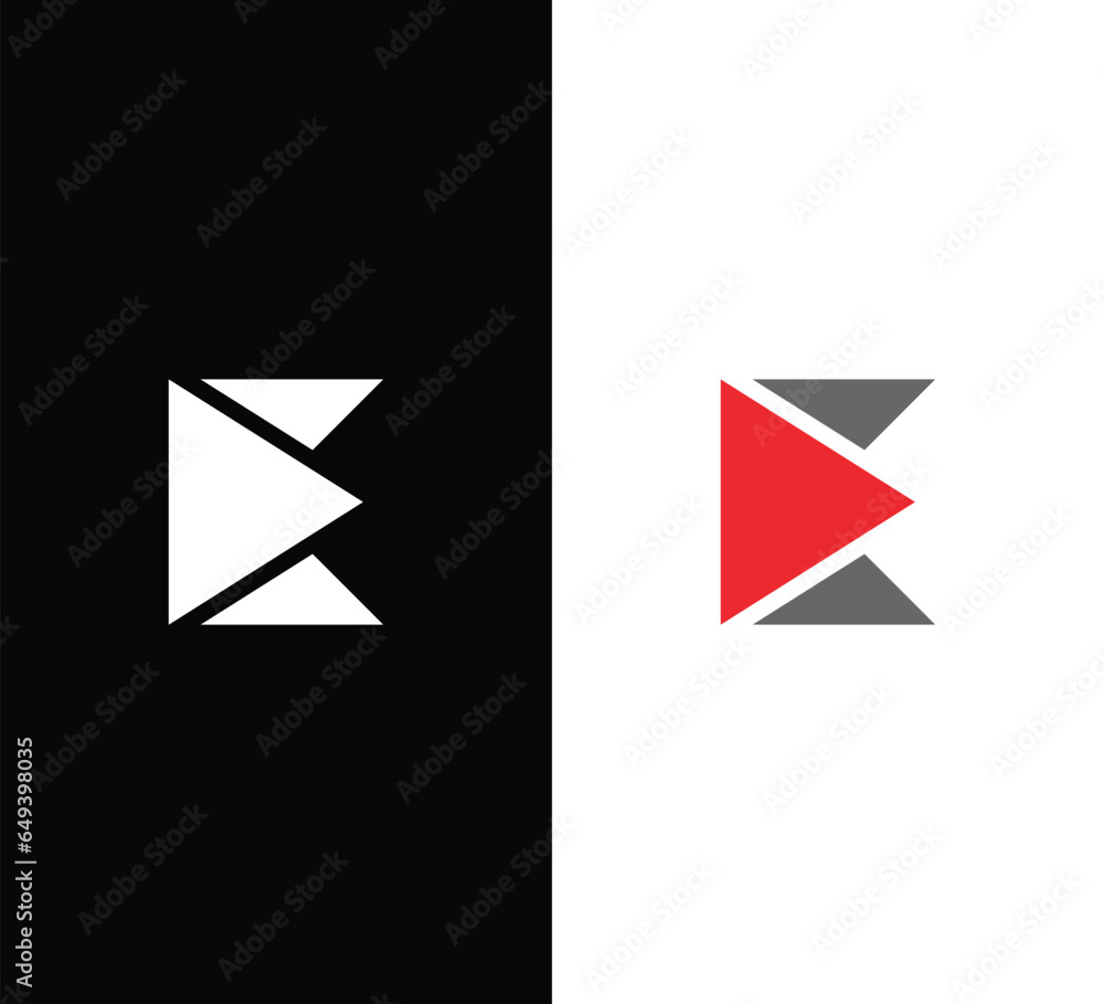 Naklejka premium Vector letter E logo