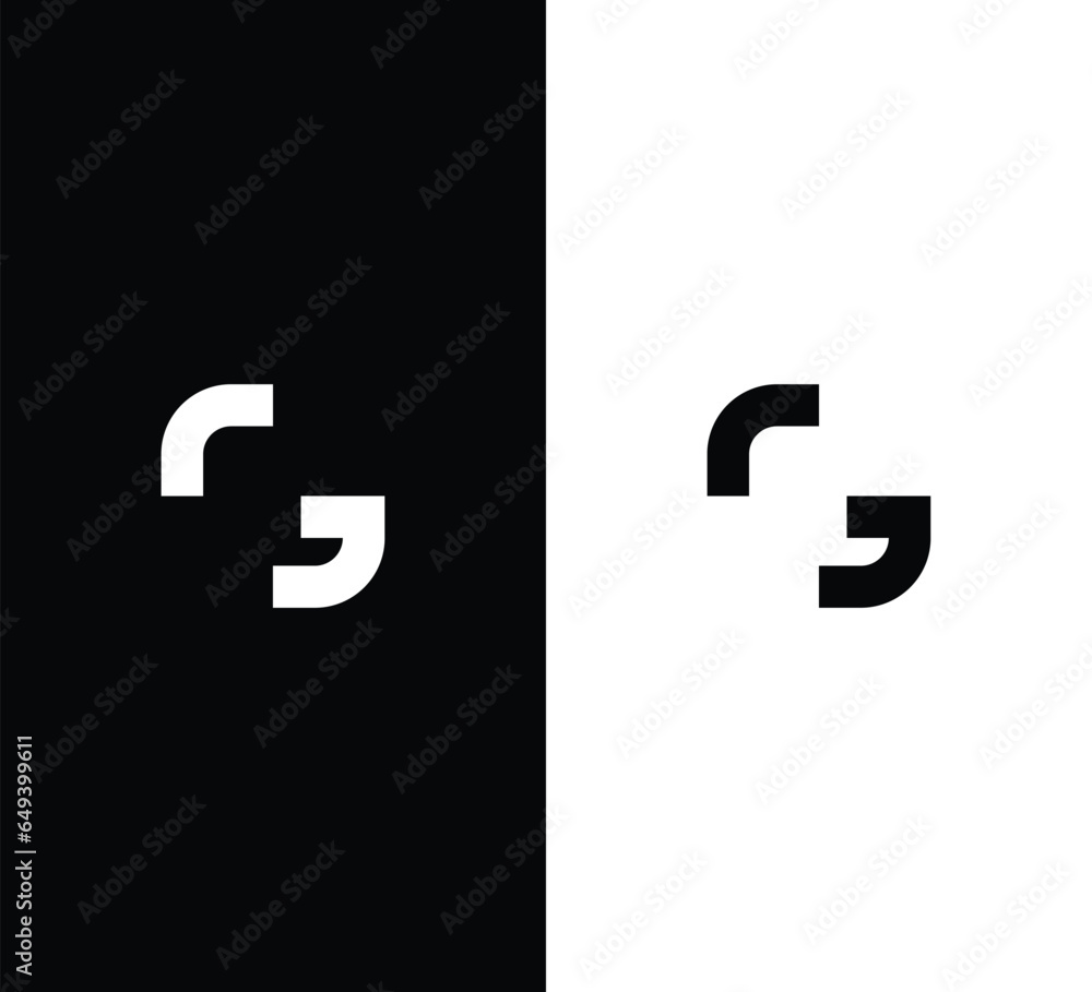 Obraz premium Modern letter G Vector Logo Design