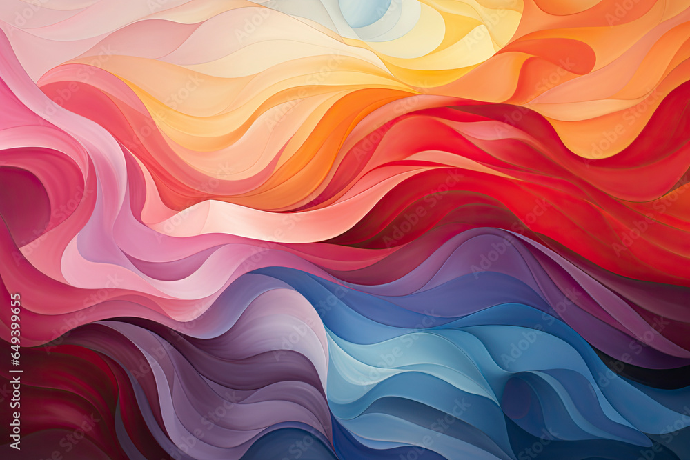 Fototapeta premium Pride month colorful background represent love, equality and diversity