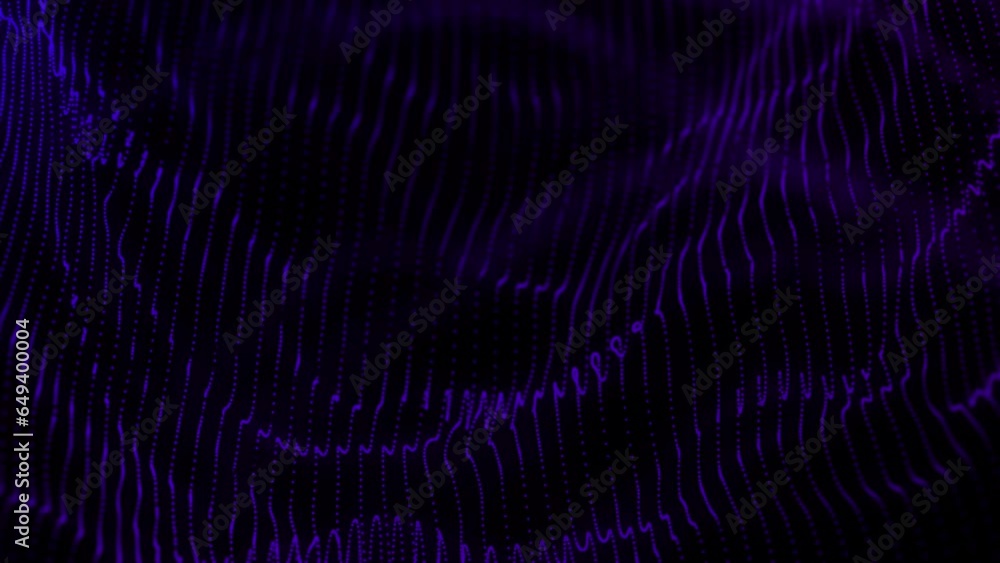 Abstract digital particle wave and lights background , Digital particle cyber or technology background, Animation of seamless loop. Abstract digital particle wave and lights background , Digital particle cyber or technology background, Animation of seamless loop.