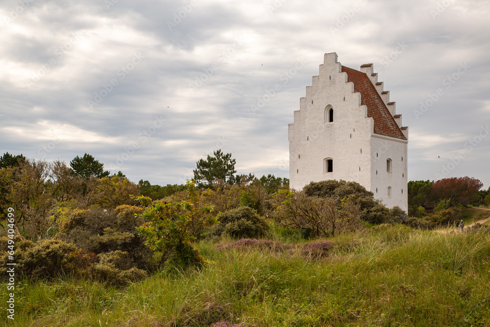 Versandete Kirche, Tilsandede Kirke, Skagen Dänemark Versandete Kirche, Tilsandede Kirke, Skagen Dänemark