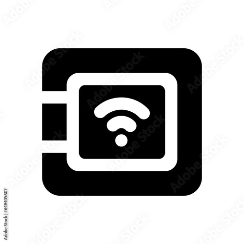 safe box glyph icon