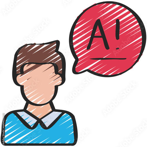 Man Giving Answer Icon