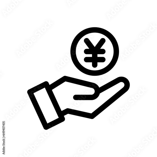 yen line icon