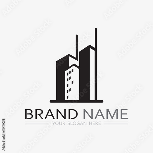 Building logo vector illustration design Real Estate logo template  Logo symbol icon