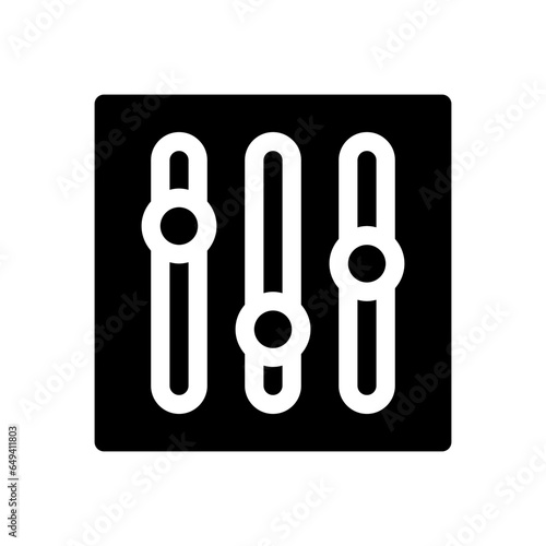 adjust glyph icon