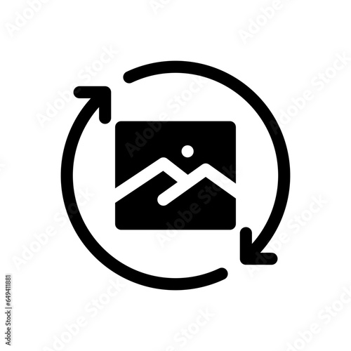 rotate glyph icon