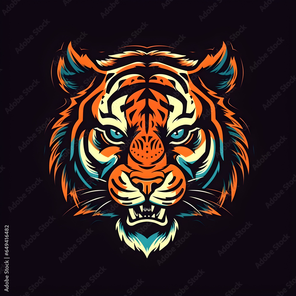 tiger head
