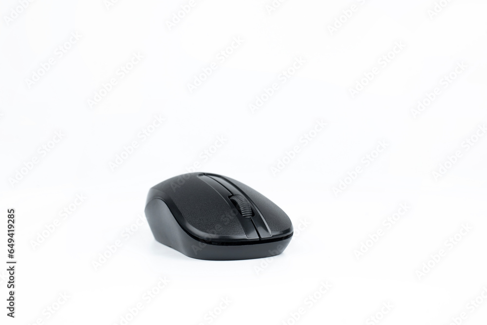 A computer mouse. On a white background. Isolated