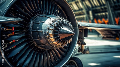 The Power and Technology of a Turbofan Jet Engine photo
