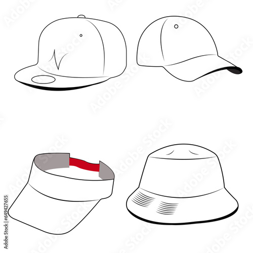 cap line art vector new design line art cap vector commercial useble