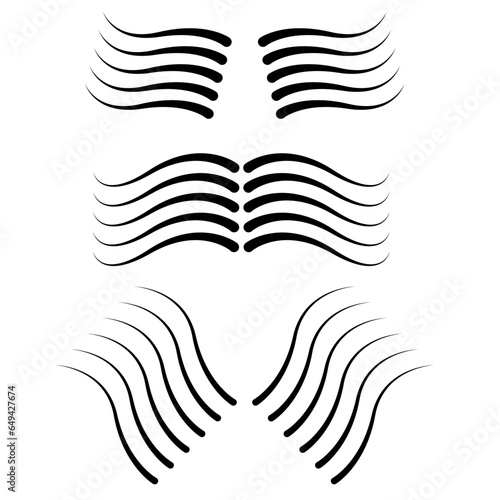 line art texure pattern feather style feather design