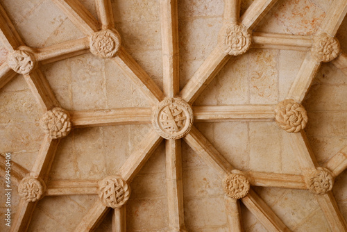 Roof details of Jerónimos Monastery, Lisbon.