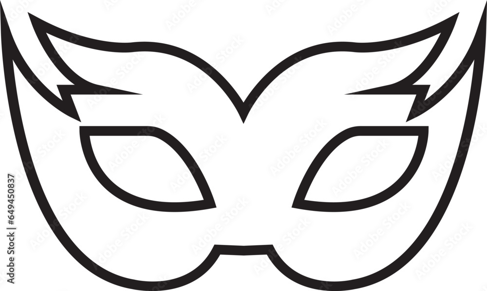 Masquerade vector icon on white background. Comic and tragic mask icon Masquerade vector icon on white background. Comic and tragic mask icon