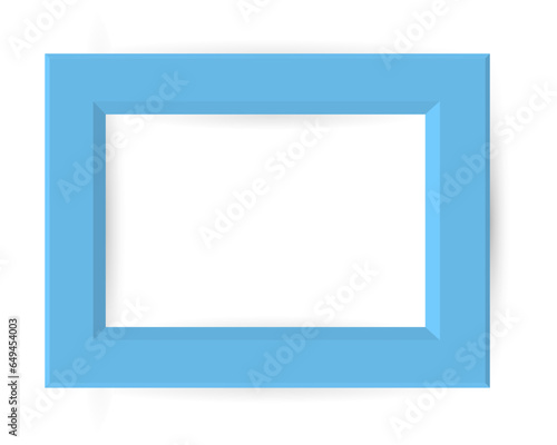 blue picture frame