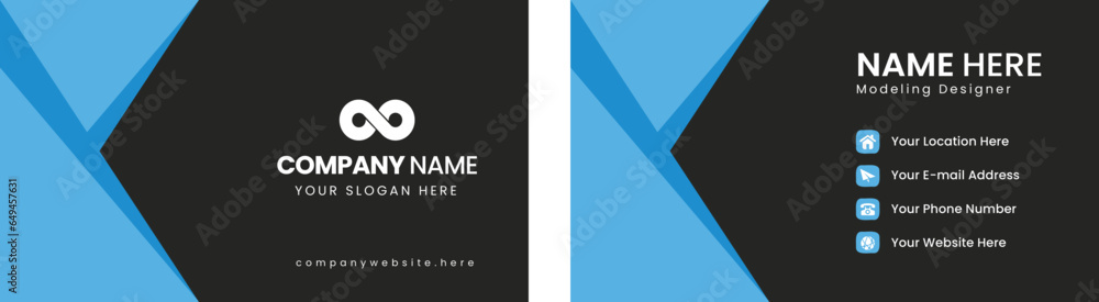 Contemporary Corporate Card Design Creation Contemporary Corporate Card Design Creation