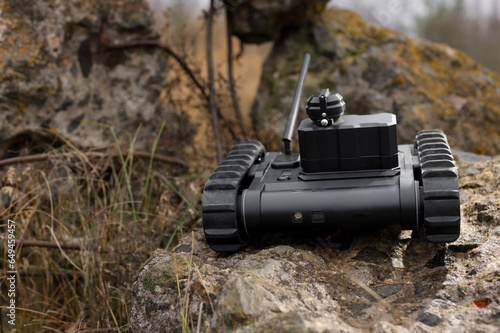 Wallpaper Mural ground robot. search for radiation. Search and rescue robot with tracks. Torontodigital.ca