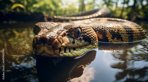 Photo Anaconda in captivity
