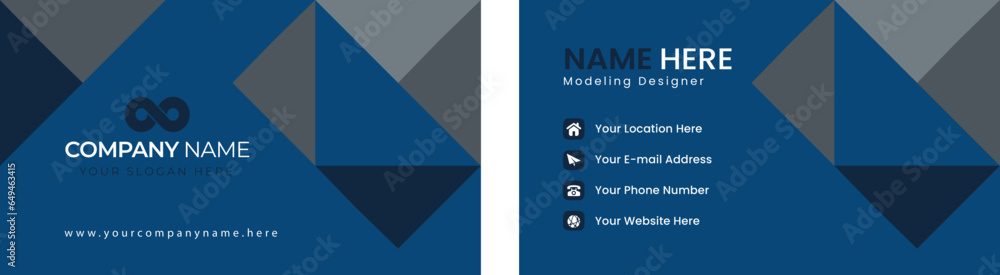 Clean Lines Business Card Layout Clean Lines Business Card Layout
