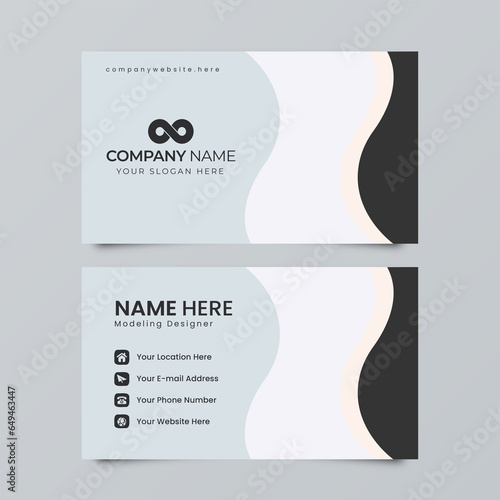 Timeless Elegance Business Card Design