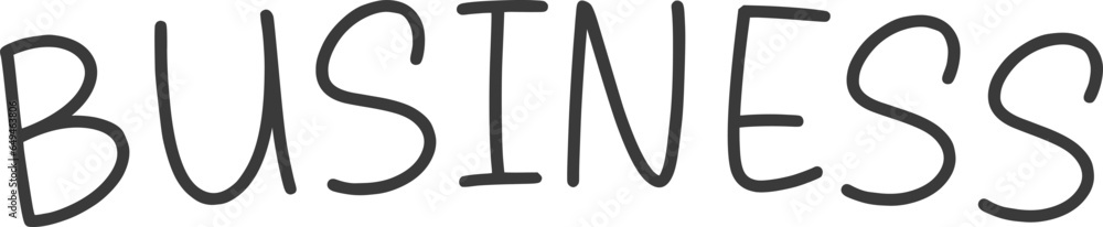 Business Lettering Doodle Business Lettering Doodle
