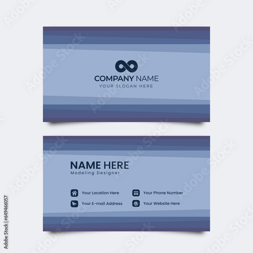 Artistic Brushstroke Business Card Template