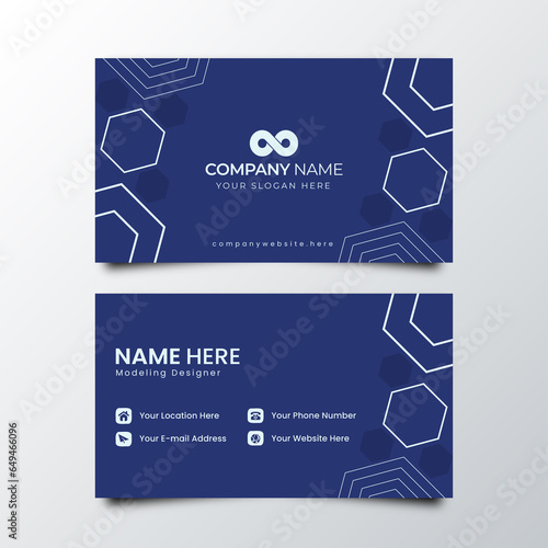Bold Typography Business Card Template