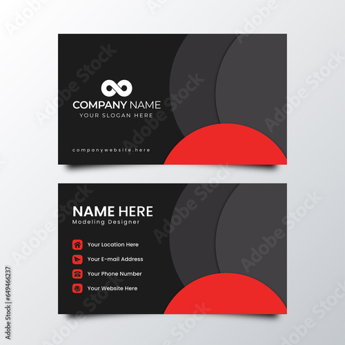 Elegant Monochrome Business Card Design