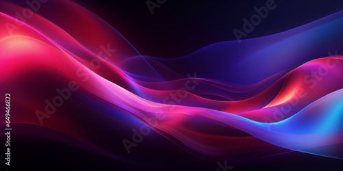 Galaxy Creative Abstract Wavy Texture. Screen Wallpaper. Digiral Art. Abstract Bright Surface Liquid Horizontal Background. Ai Generated Vibrant Texture Pattern.