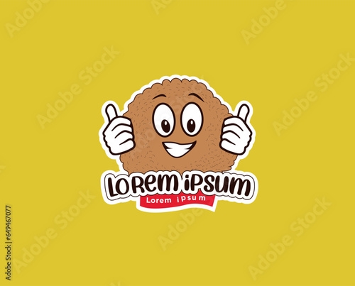 Falafel Logo Template, vector , illustrator