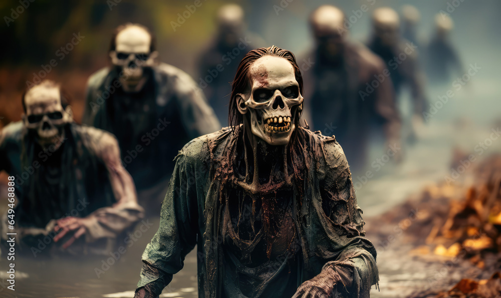 Dead Rise: A Halloween Tale of a World Plunged into Zombie Apocalypse - Generative AI Dead Rise: A Halloween Tale of a World Plunged into Zombie Apocalypse - Generative AI