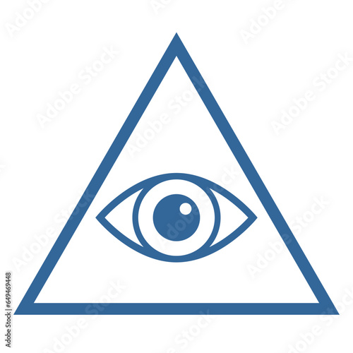 Vector graphic of the eye of providence