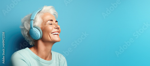 Mature Woman Lady Wearing H...