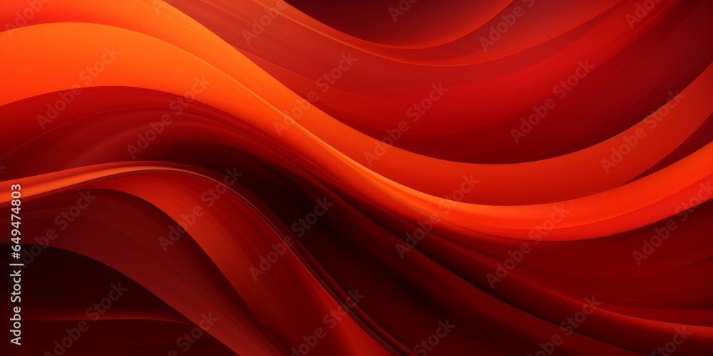 Obraz premium Inferno Creative Abstract Wavy Texture. Screen Wallpaper. Digiral Art. Abstract Bright Surface Liquid Horizontal Background. Ai Generated Vibrant Texture Pattern.