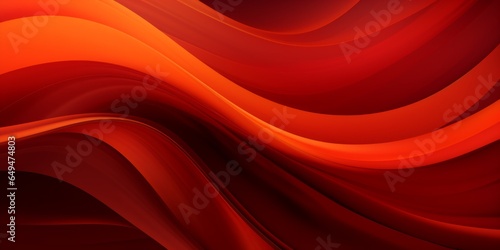 Inferno Creative Abstract Wavy Texture. Screen Wallpaper. Digiral Art. Abstract Bright Surface Liquid Horizontal Background. Ai Generated Vibrant Texture Pattern.