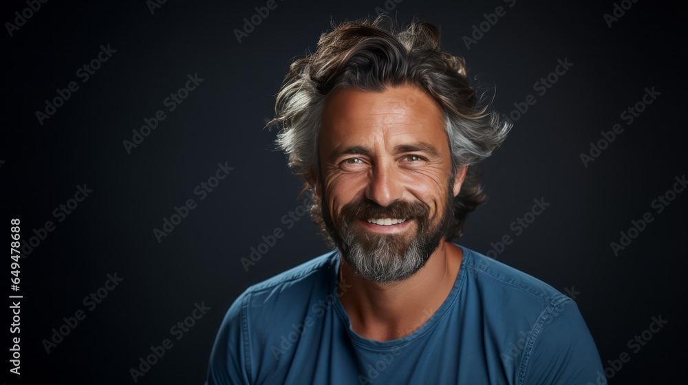 portrait of attractive adult man isolated portrait of attractive adult man isolated
