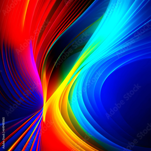Abstract fractal background  AI