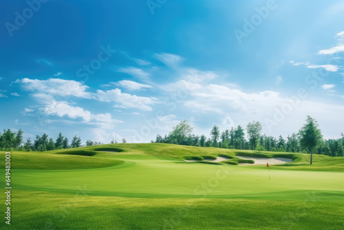 golf course landscape  photo