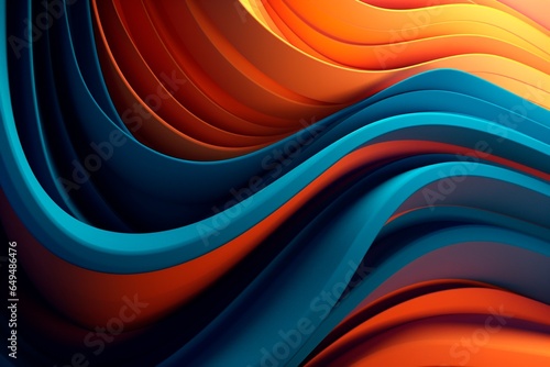 Colorful abstract painting background. AI Generated