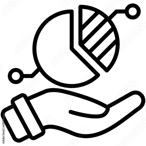 Percentage icon often used in design, websites, or applications, banner, flyer to convey specific concepts related to Assessment, educational, evaluative, and analytical purposes. 
