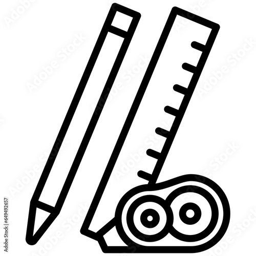 Measure icon often used in design, websites, or applications, banner, flyer to convey specific concepts related to Assessment, educational, evaluative, and analytical purposes. 