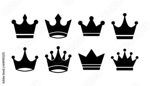 Crown Icon vector. Crown symbol for web site design,